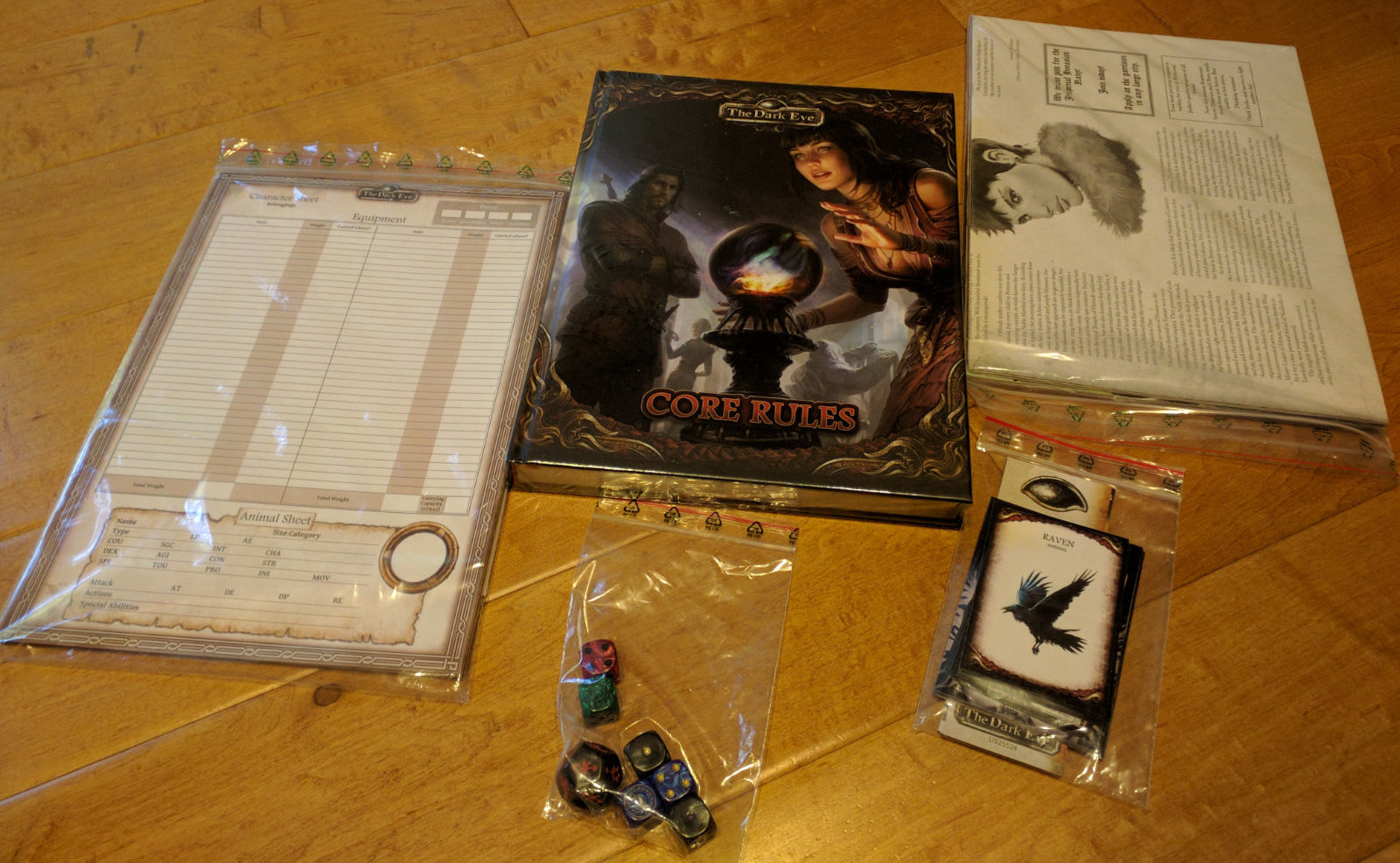 The Dark Eye Kickstarter Contents